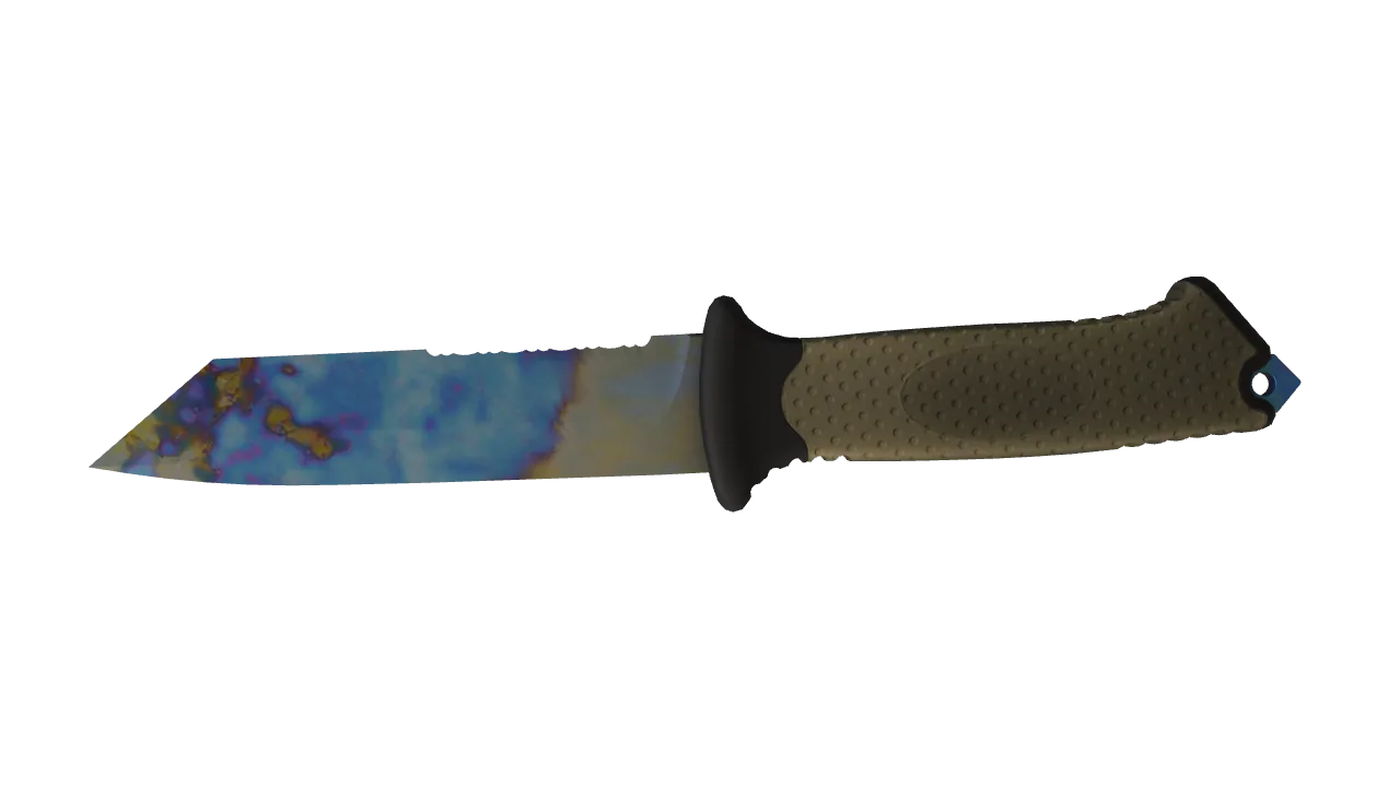 Ursus Knife | Case Hardened seed #116, back
