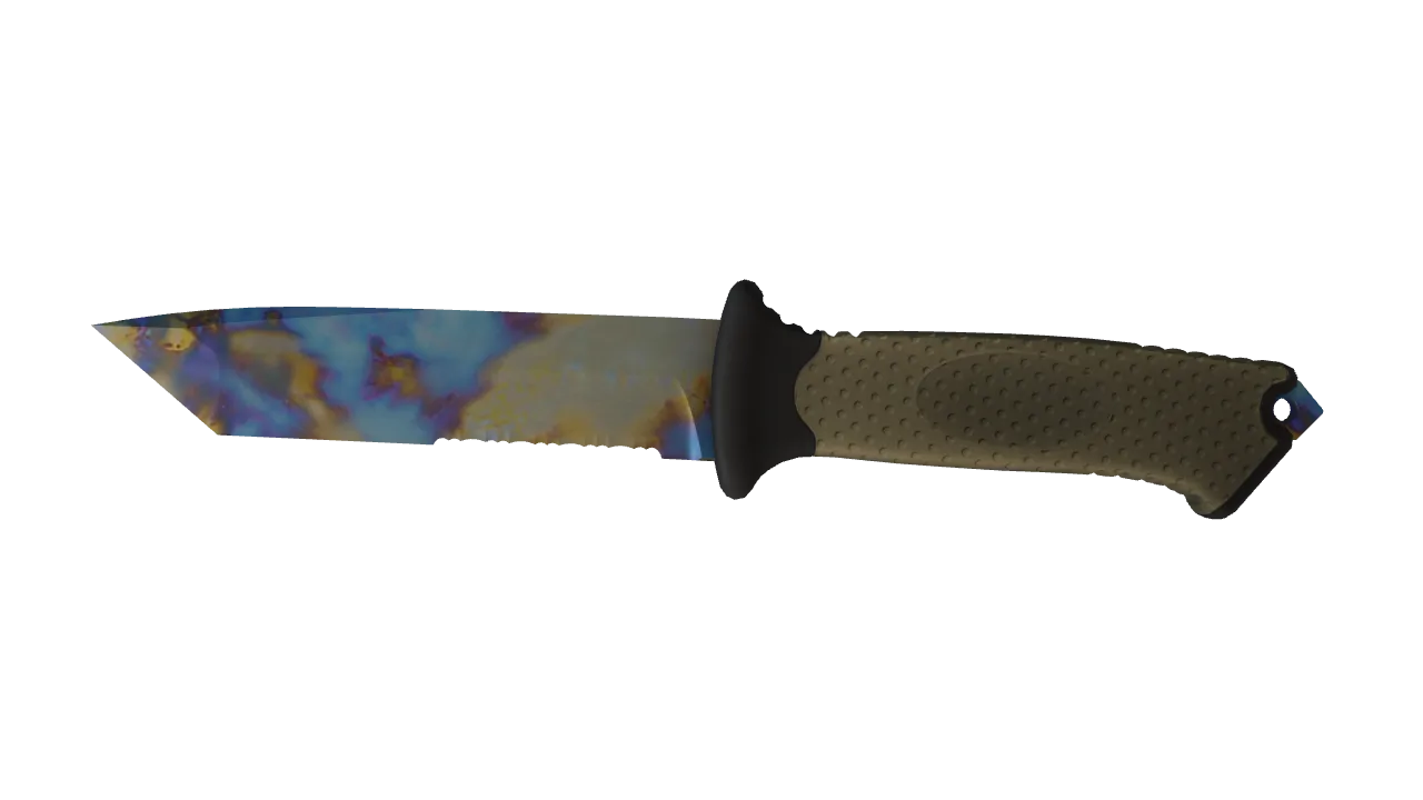 Ursus Knife | Case Hardened seed #116, front
