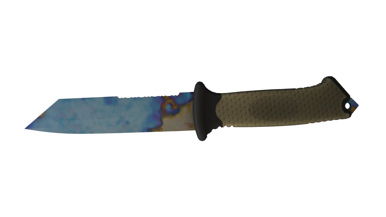 Ursus Knife | Case Hardened seed #130, back