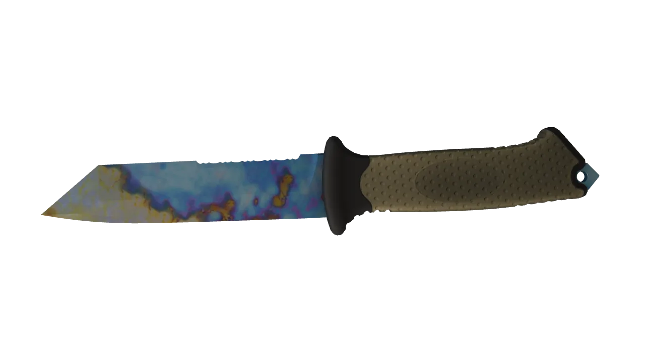 Ursus Knife | Case Hardened seed #14, back