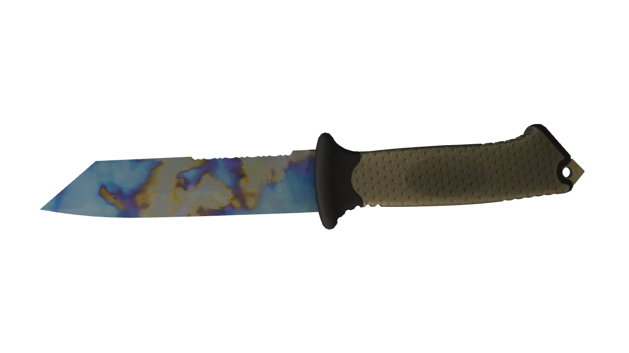 Ursus Knife | Case Hardened seed #147, back