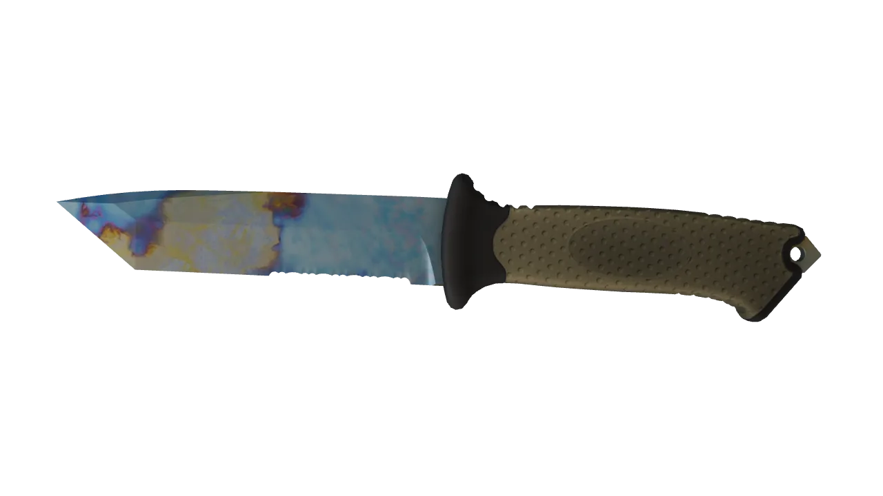Ursus Knife | Case Hardened seed #147, front
