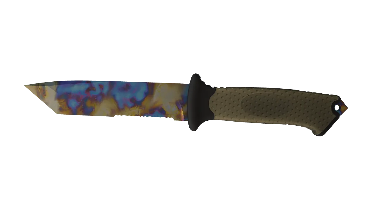 Ursus Knife | Case Hardened seed #175, front
