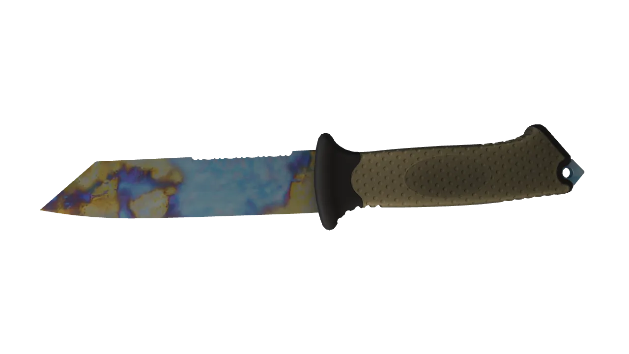 Ursus Knife | Case Hardened seed #176, back
