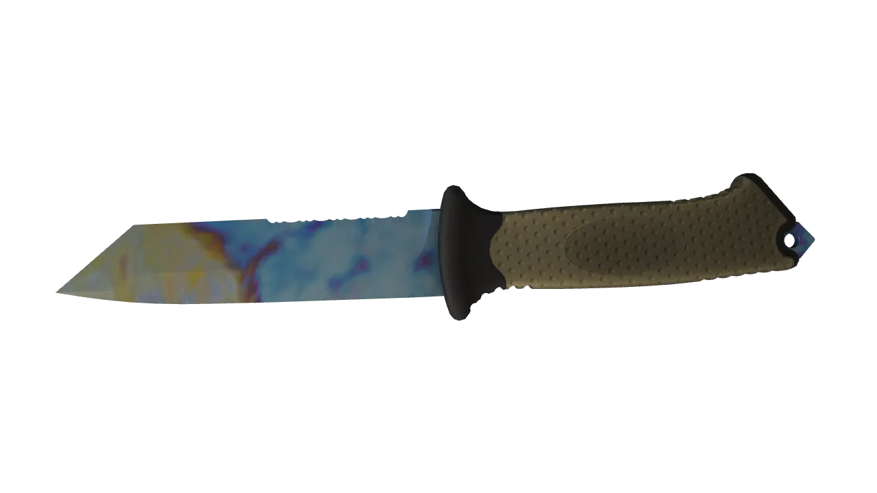 Ursus Knife | Case Hardened seed #188, back
