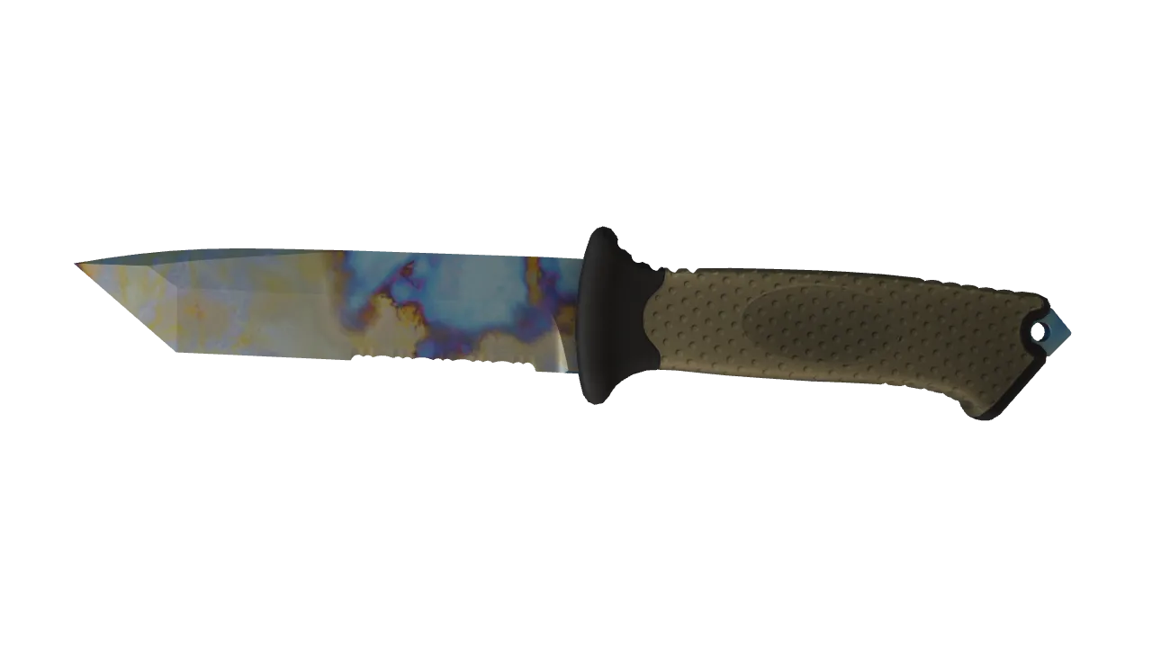 Ursus Knife | Case Hardened seed #188, front