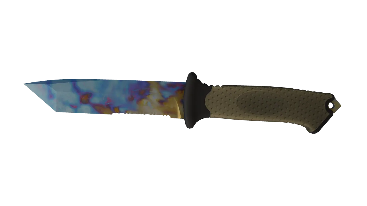 Ursus Knife | Case Hardened seed #194, front