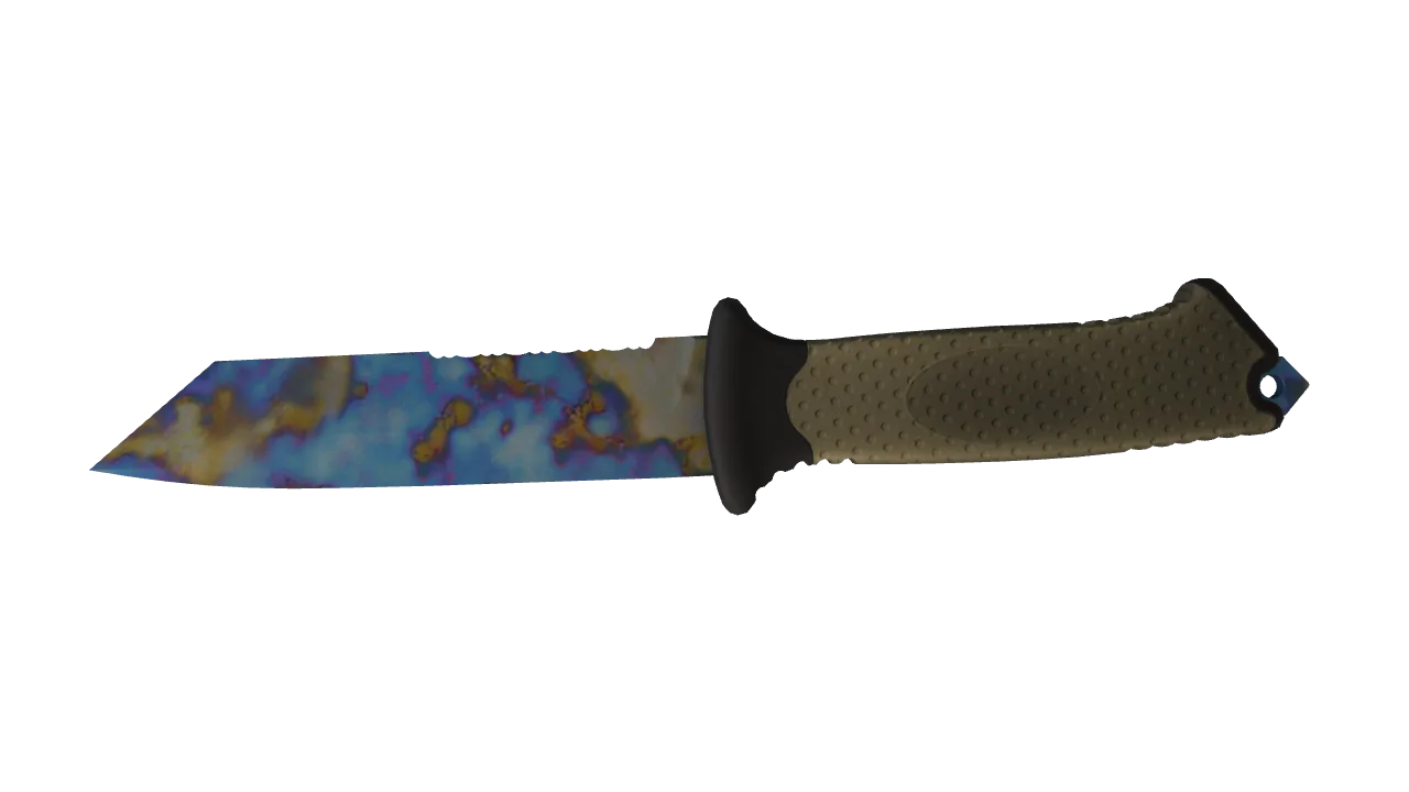 Ursus Knife | Case Hardened seed #214, back