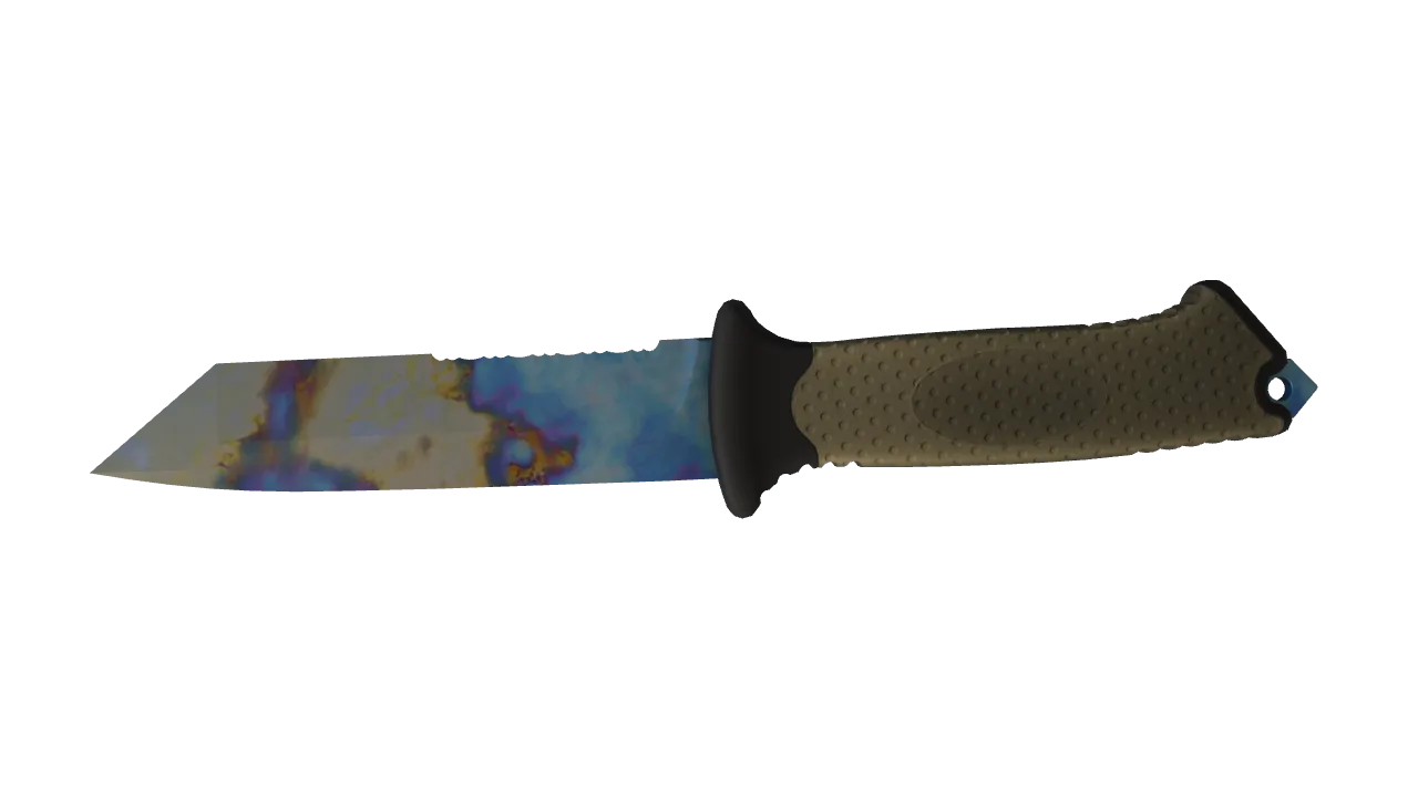 Ursus Knife | Case Hardened seed #222, back