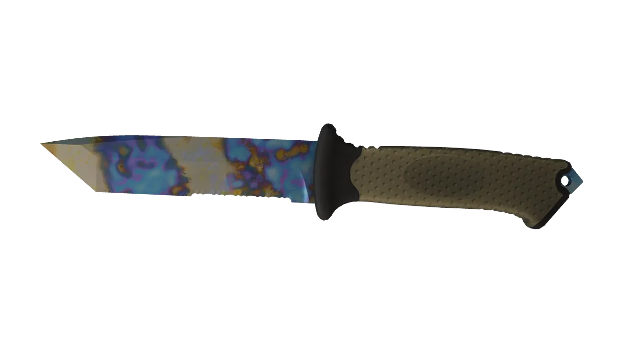 Ursus Knife | Case Hardened seed #222, front