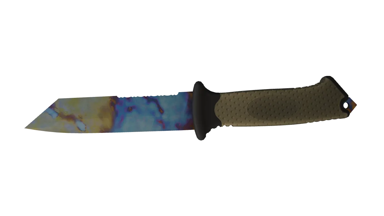 Ursus Knife | Case Hardened seed #245, back