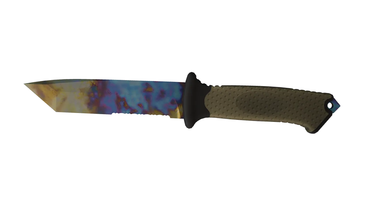 Ursus Knife | Case Hardened seed #245, front