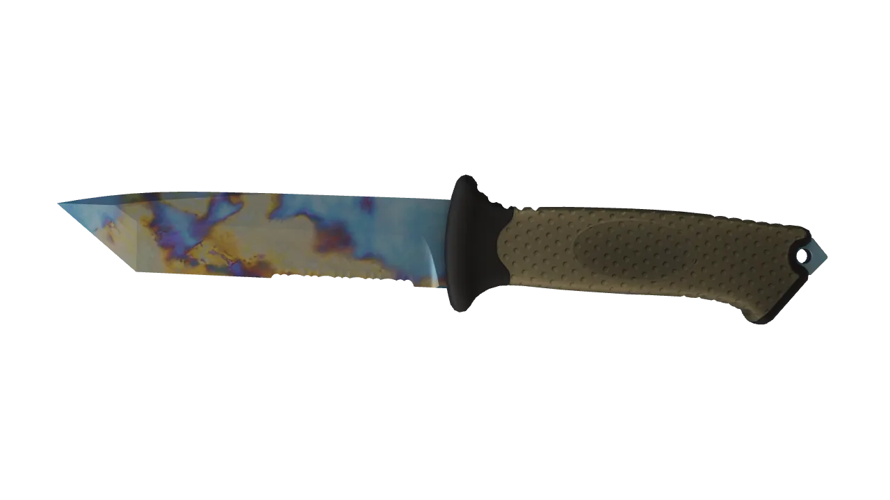 Ursus Knife | Case Hardened seed #248, front