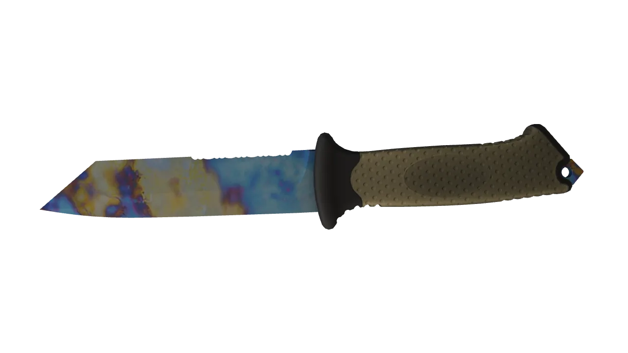 Ursus Knife | Case Hardened seed #255, back