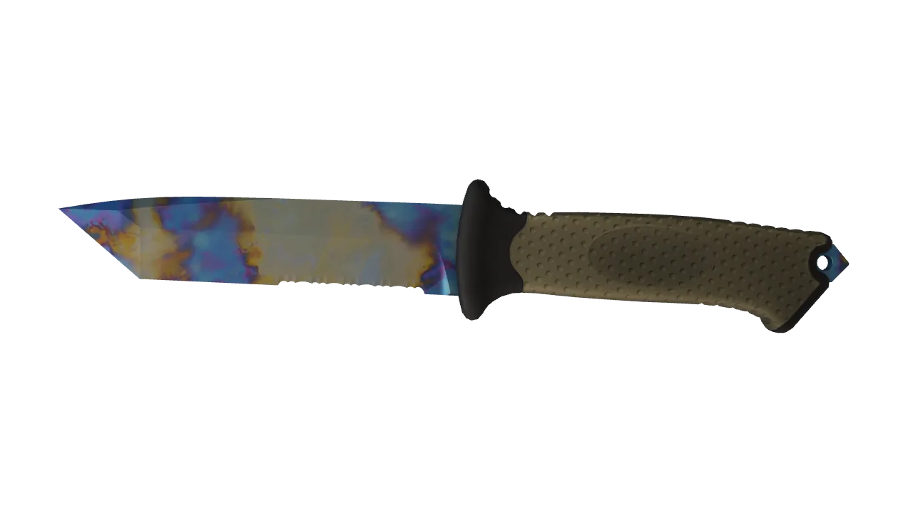 Ursus Knife | Case Hardened seed #255, front