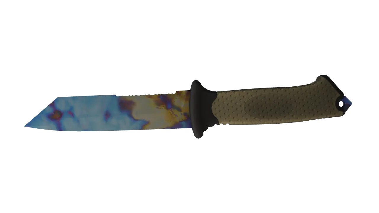 Ursus Knife | Case Hardened seed #256, back