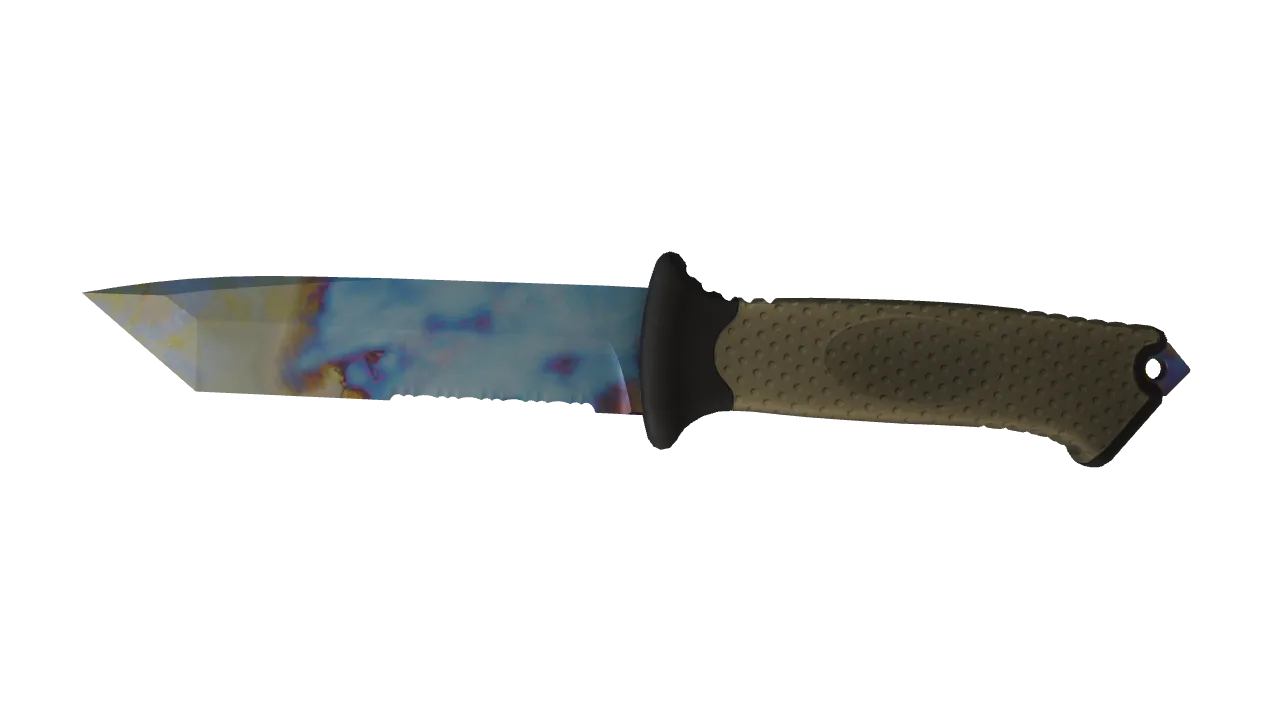 Ursus Knife | Case Hardened seed #27, front