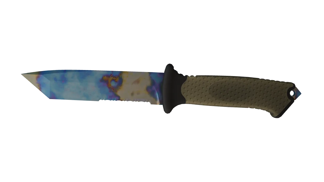 Ursus Knife | Case Hardened seed #273, front
