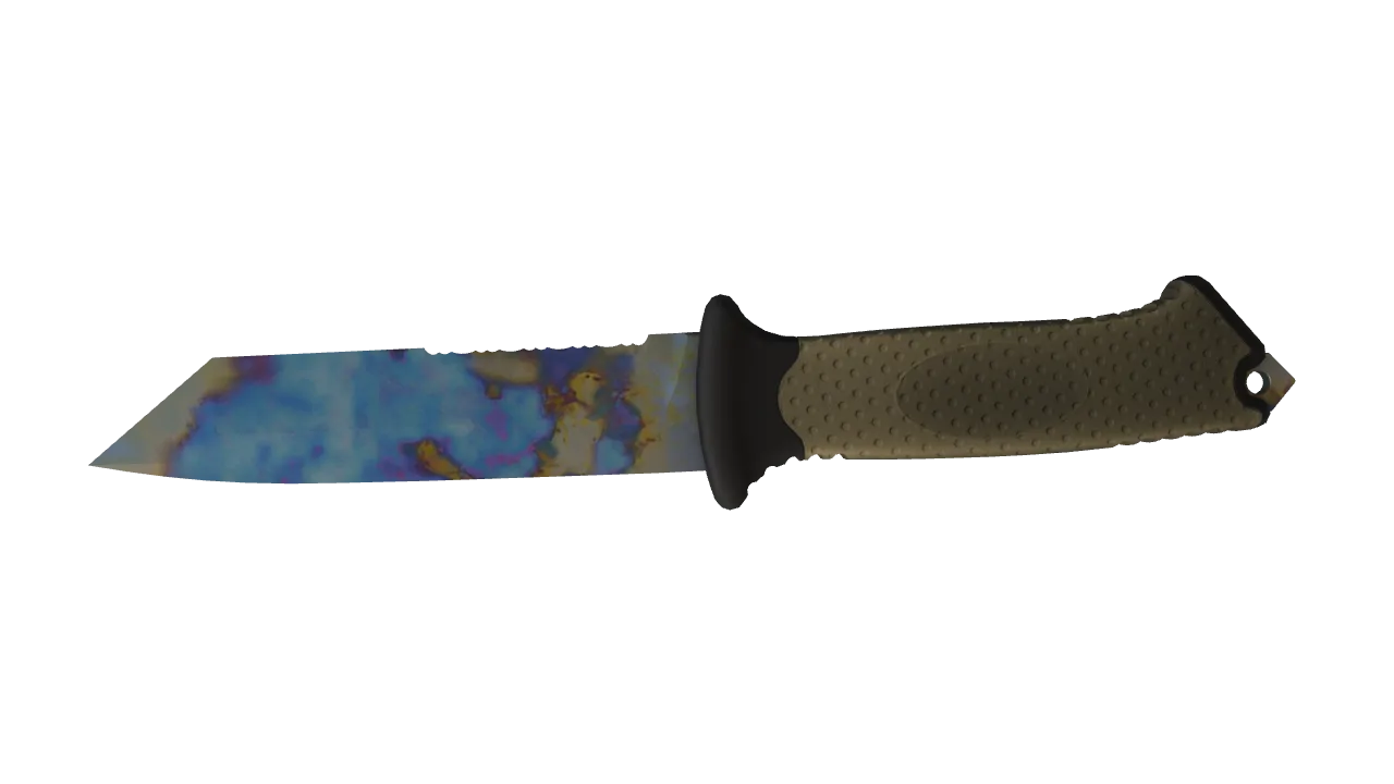 Ursus Knife | Case Hardened seed #282, back