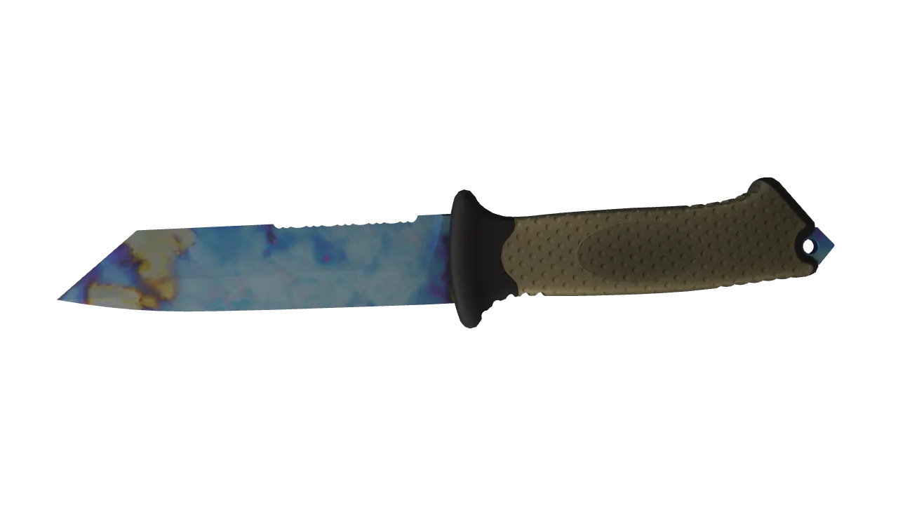Ursus Knife | Case Hardened seed #283, back