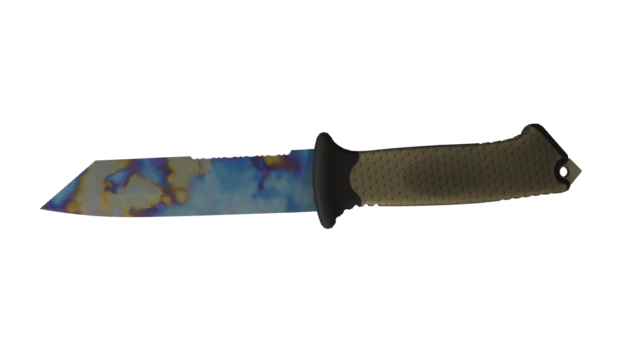 Ursus Knife | Case Hardened seed #29, back