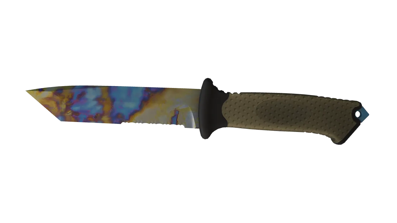 Ursus Knife | Case Hardened seed #299, front