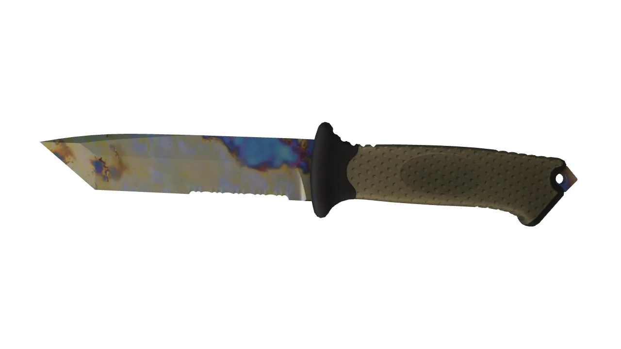 Ursus Knife | Case Hardened seed #305, front