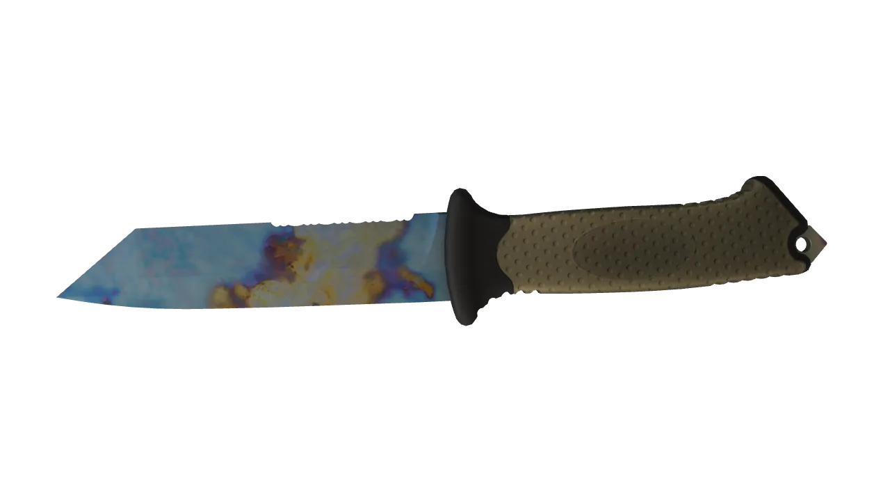 Ursus Knife | Case Hardened seed #306, back