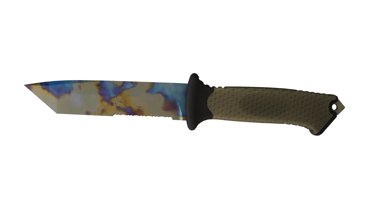 Ursus Knife | Case Hardened seed #306, front