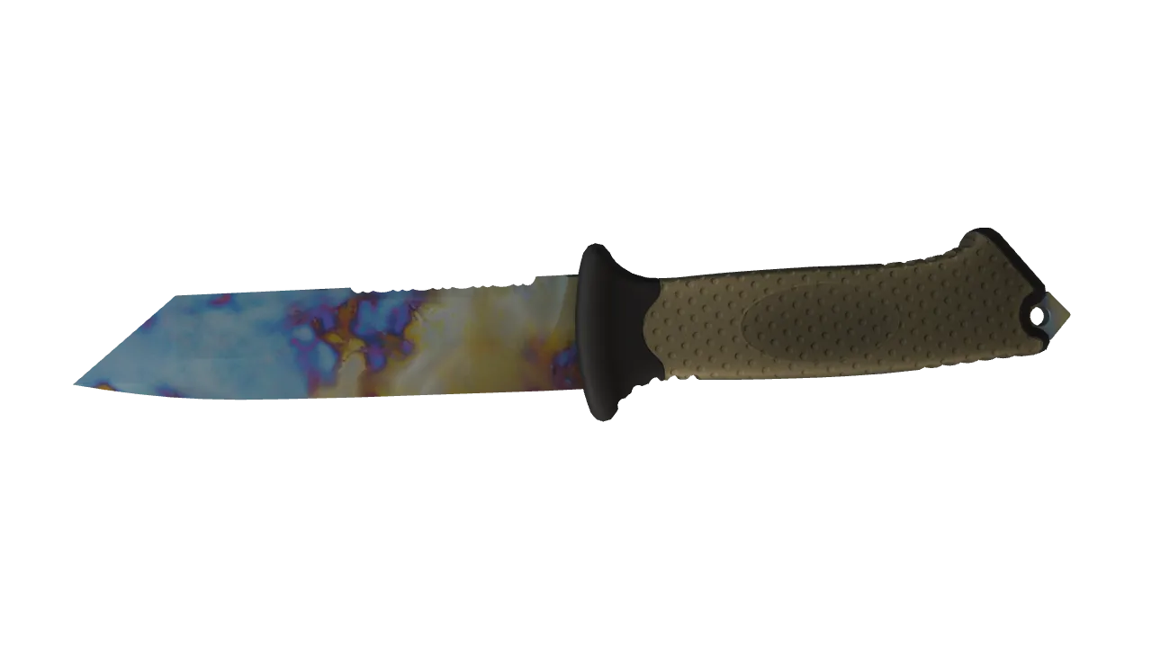 Ursus Knife | Case Hardened seed #310, back