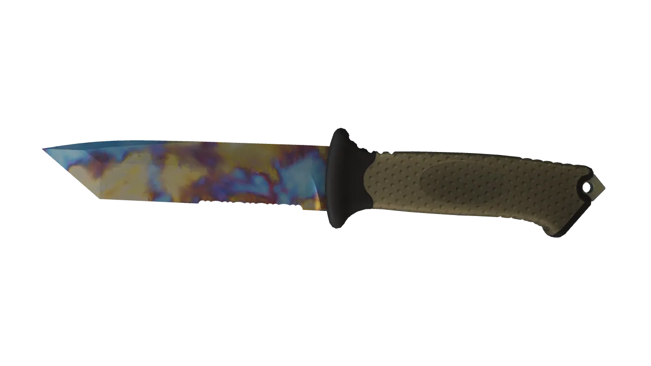 Ursus Knife | Case Hardened seed #310, front