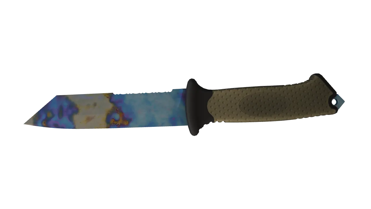Ursus Knife | Case Hardened seed #311, back