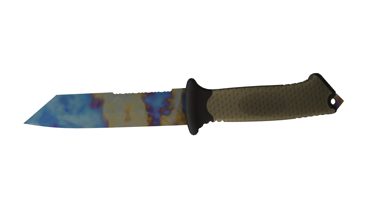 Ursus Knife | Case Hardened seed #321, back