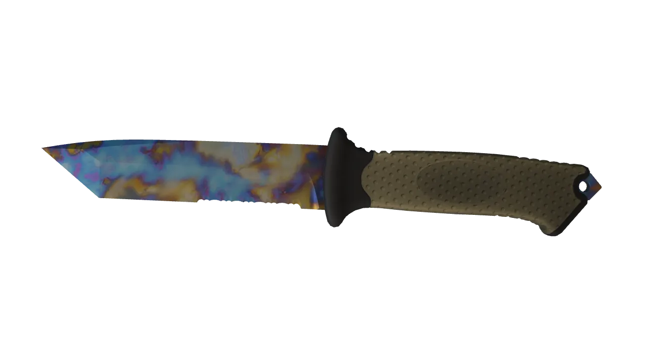 Ursus Knife | Case Hardened seed #321, front