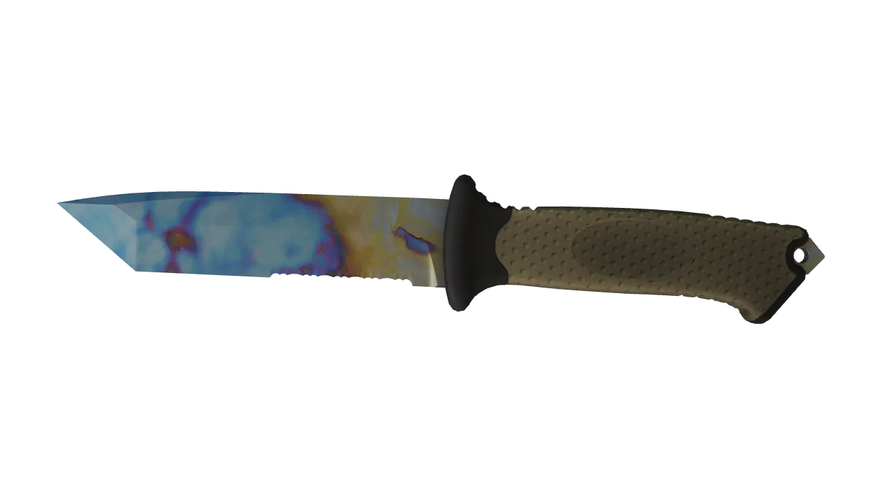 Ursus Knife | Case Hardened seed #322, front