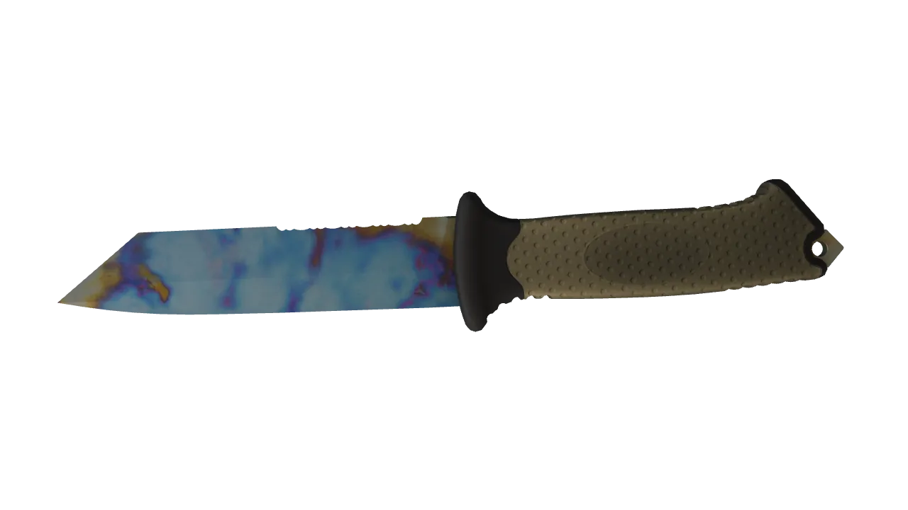 Ursus Knife | Case Hardened seed #330, back