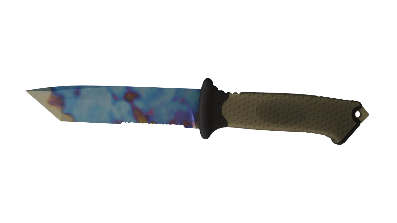 Ursus Knife | Case Hardened seed #330, front