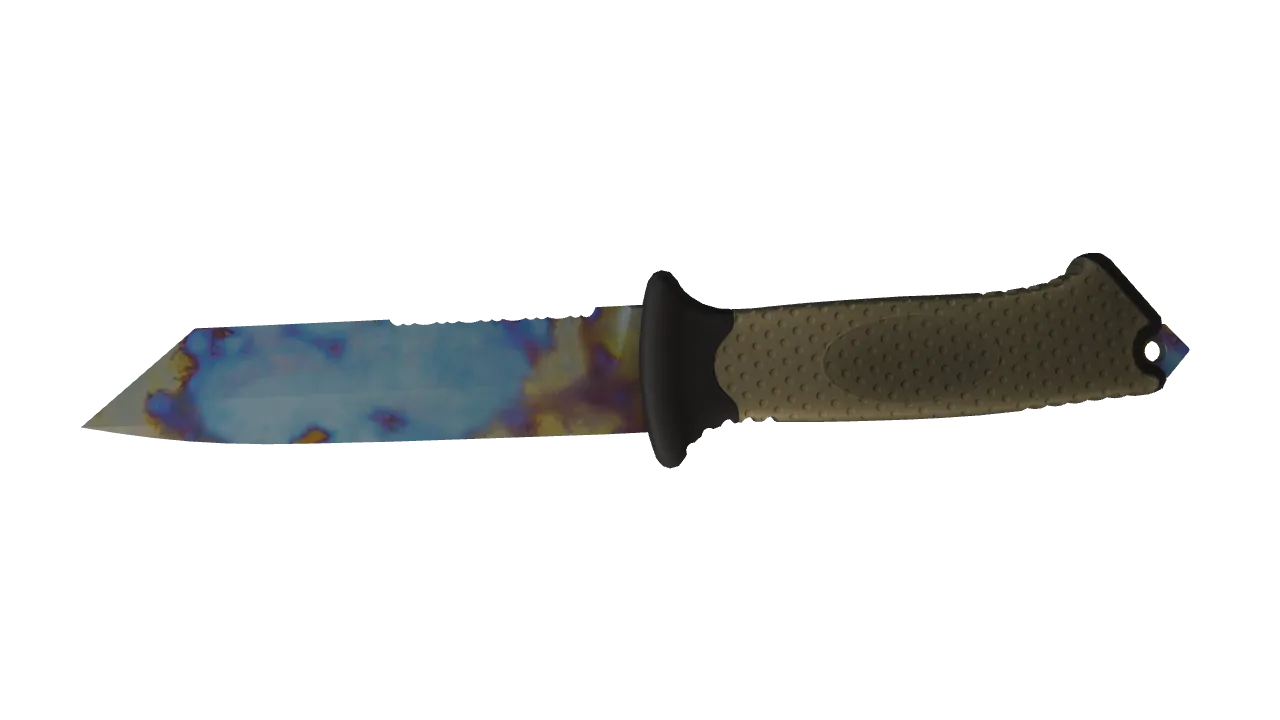 Ursus Knife | Case Hardened seed #334, back