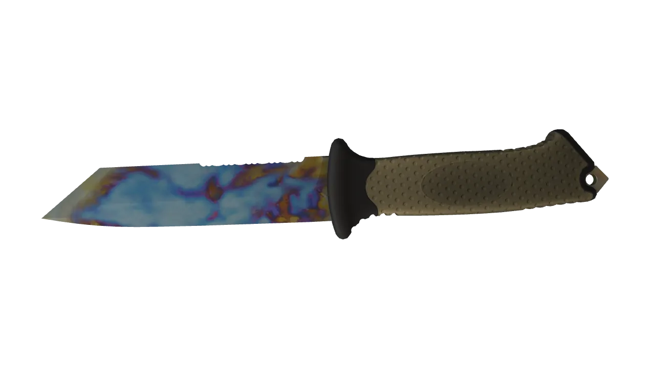 Ursus Knife | Case Hardened seed #335, back