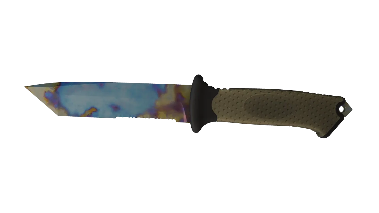 Ursus Knife | Case Hardened seed #335, front