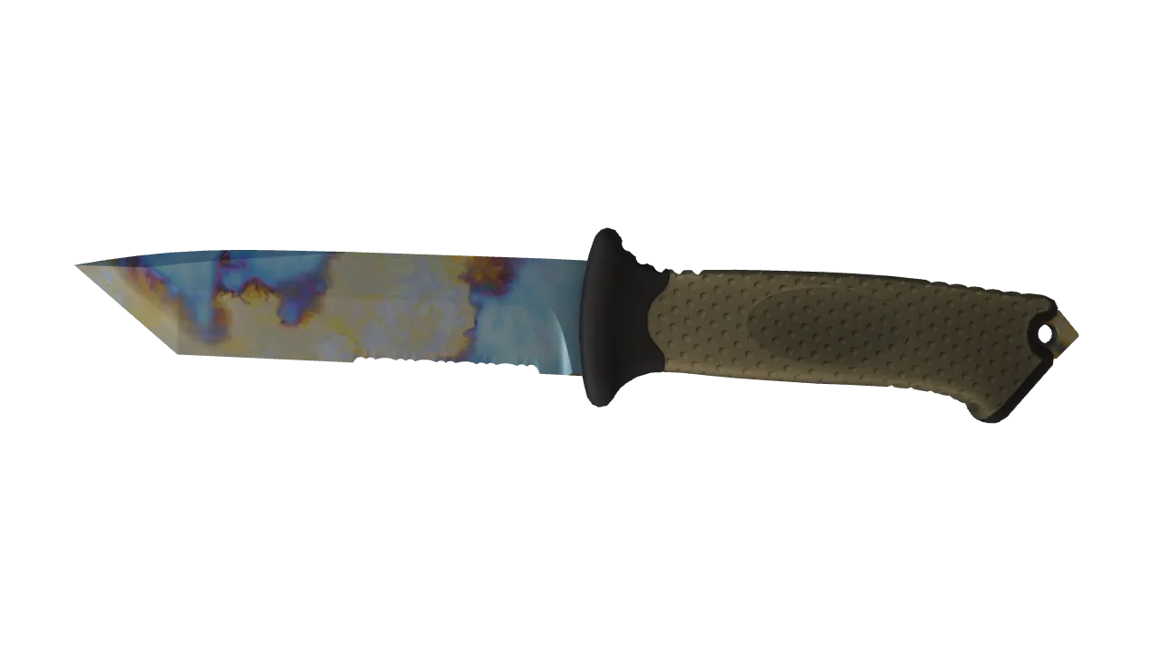 Ursus Knife | Case Hardened seed #34, front