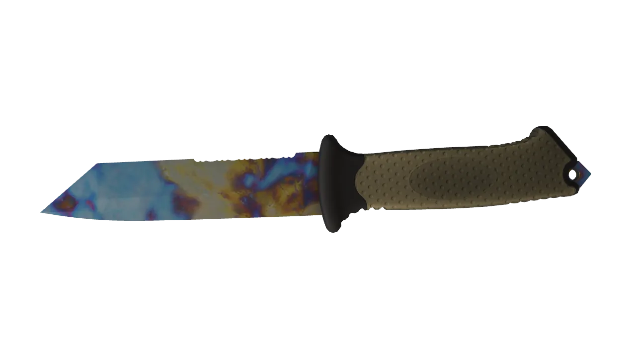 Ursus Knife | Case Hardened seed #341, back
