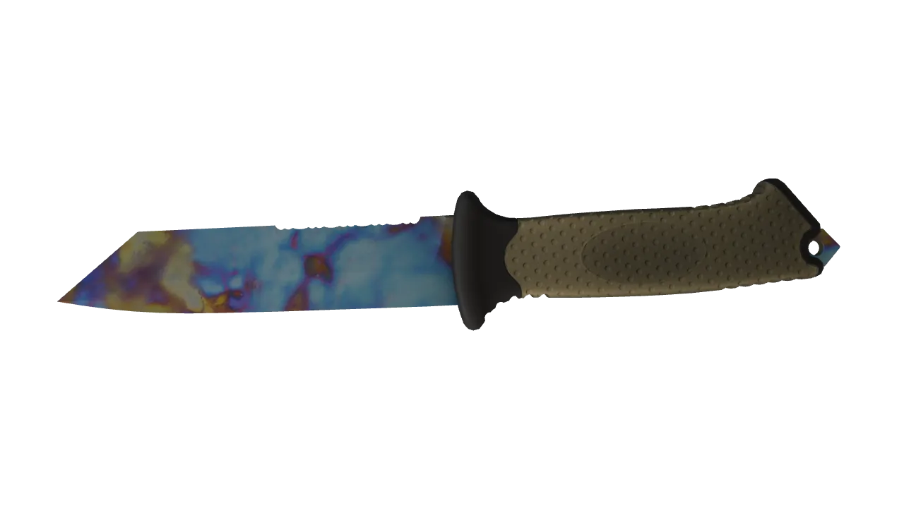 Ursus Knife | Case Hardened seed #347, back