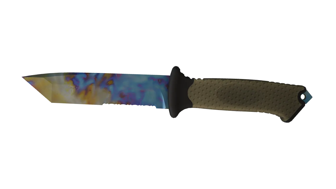 Ursus Knife | Case Hardened seed #347, front