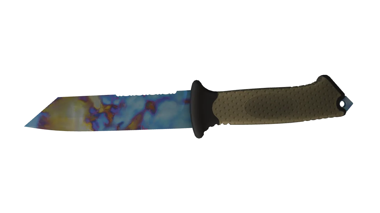 Ursus Knife | Case Hardened seed #357, back