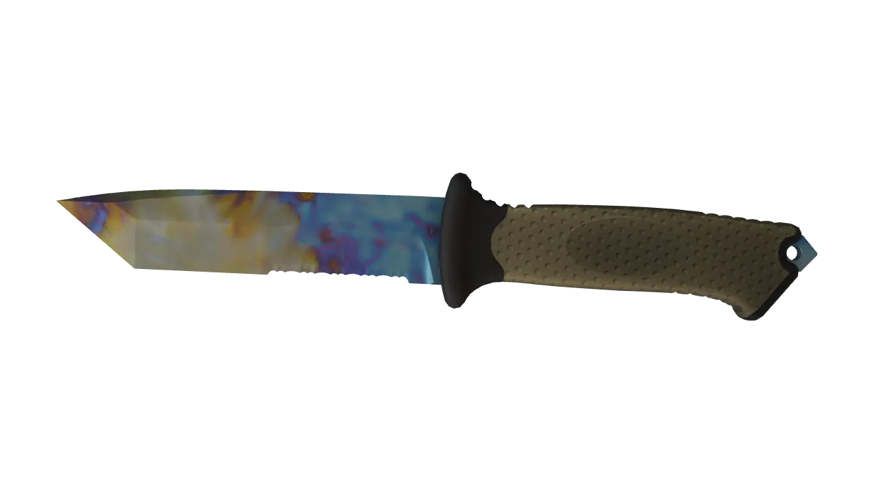 Ursus Knife | Case Hardened seed #357, front