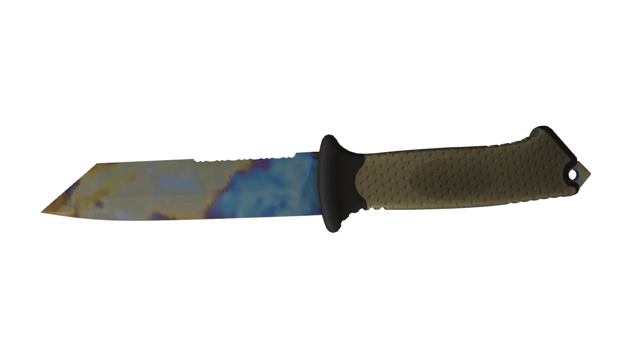Ursus Knife | Case Hardened seed #358, back