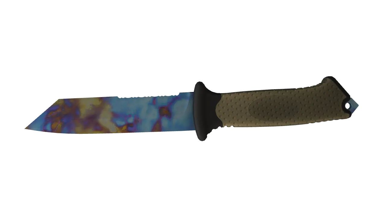 Ursus Knife | Case Hardened seed #365, back