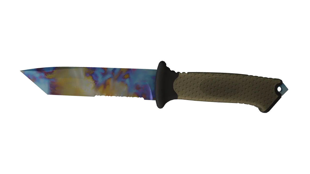Ursus Knife | Case Hardened seed #365, front