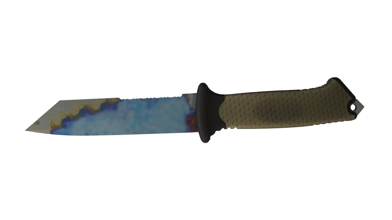 Ursus Knife | Case Hardened seed #371, back